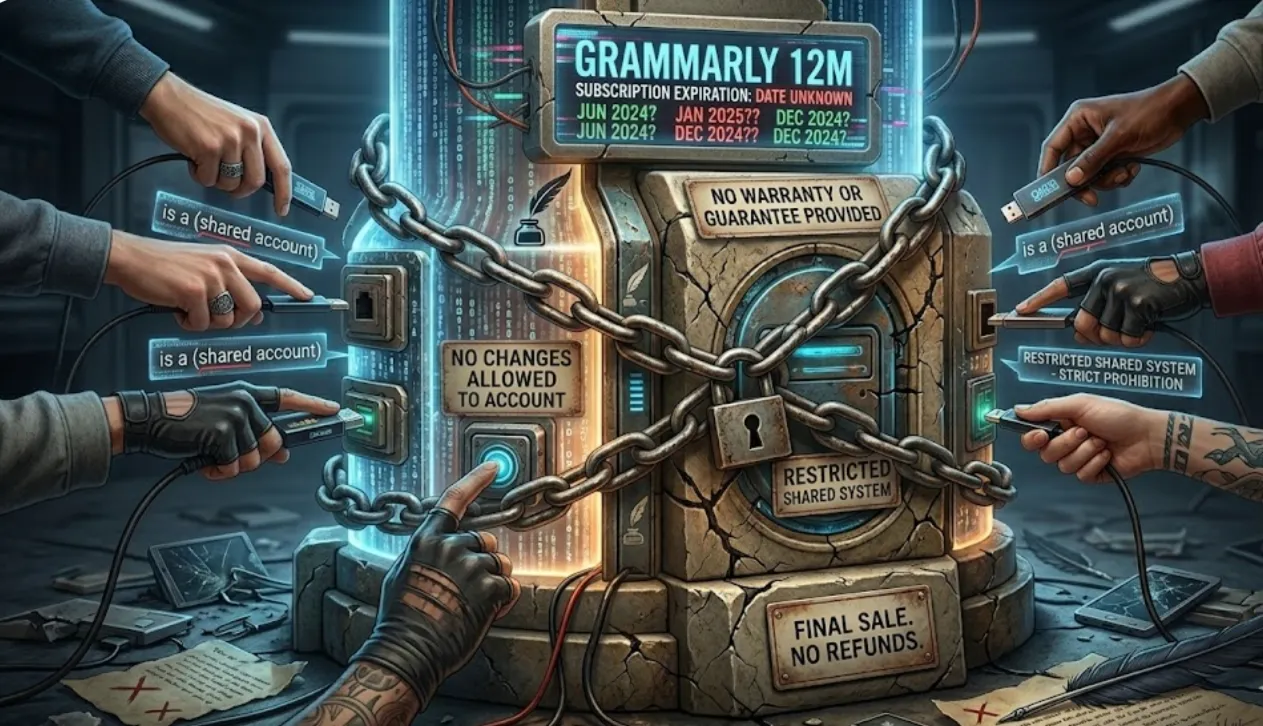 Grammrly 12 Months Account