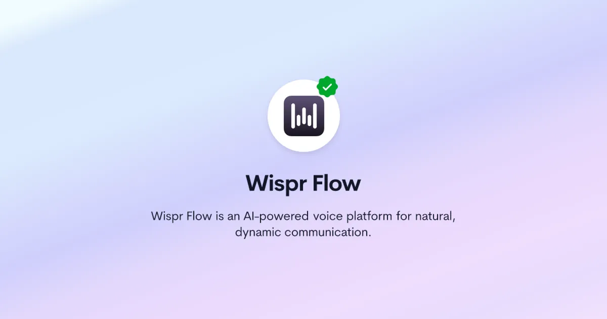 Wispr Flow Pro - 1 Year - On Your Mail
