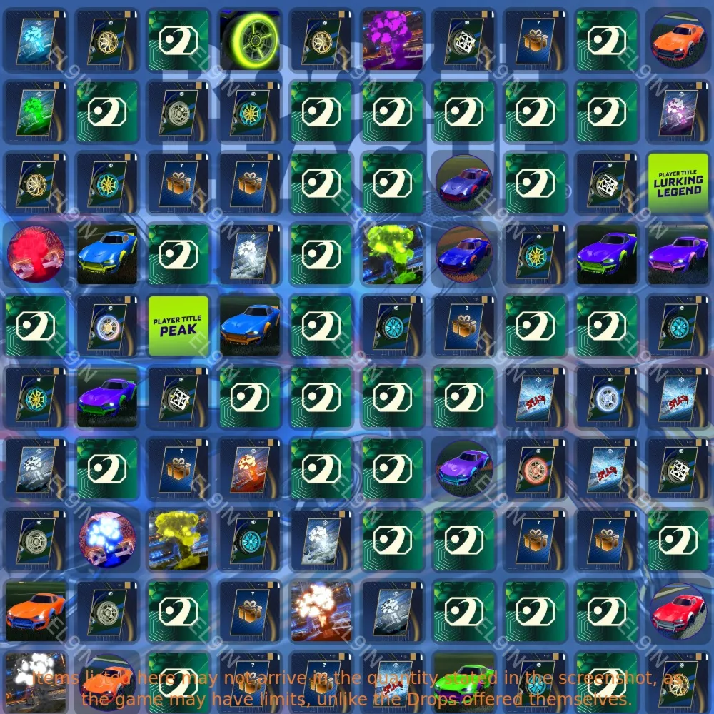 Rocket LeagueТвич Дропсы100 предметов + 
