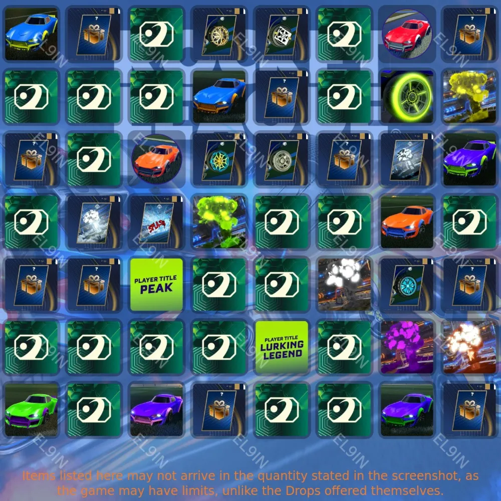 🎮Rocket League⚡Twitch Drops🎁56 items + 🎁