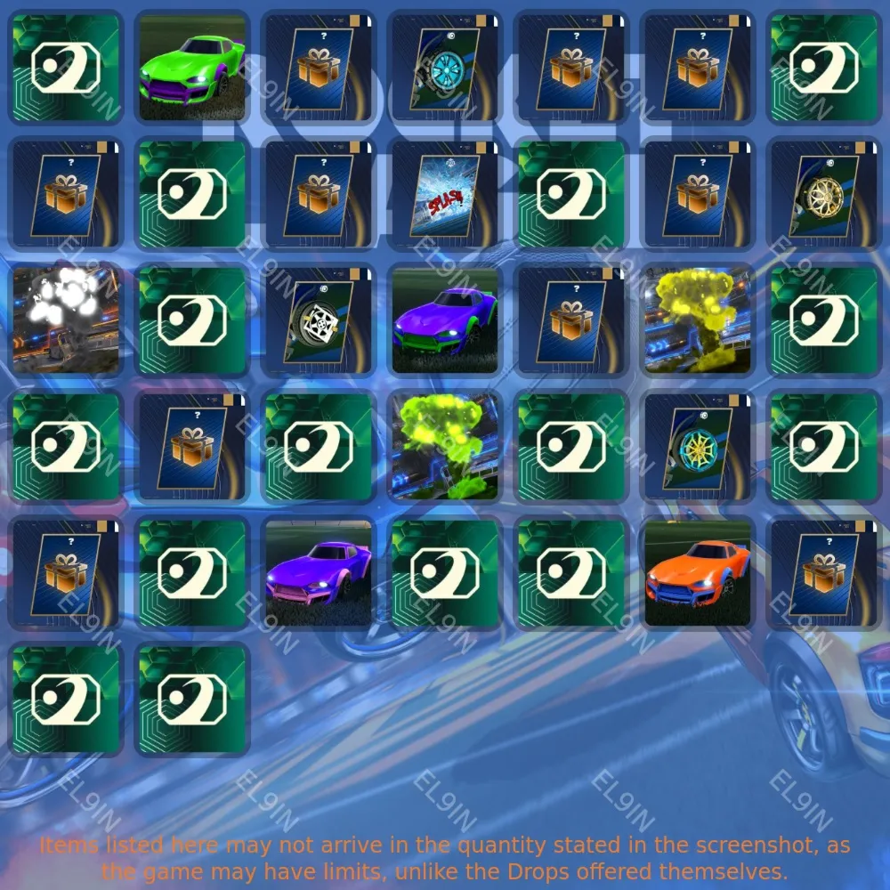 ✅Rocket League💫Твич Дропсы💥37 предметов + 🎁