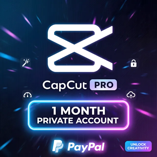 CapCut Pro 1 Month Private Account I instantly Delivery