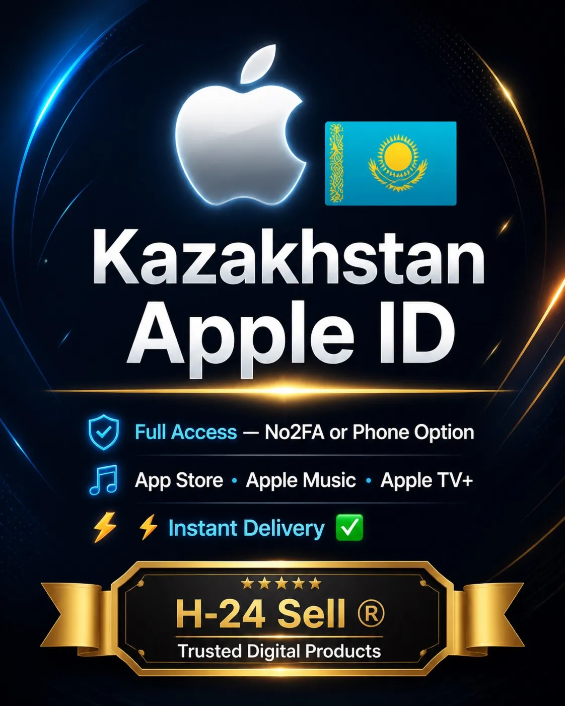 ???????? Apple ID Казахстан | Выбор: No2FA или Телефон  Полный Доступ | Мгновенно 