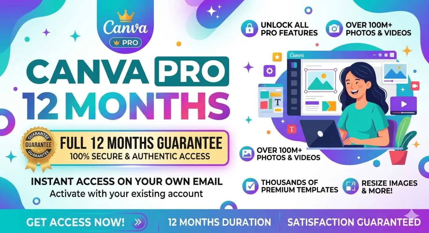 Canva Pro 12 месяцев | На ваш аккаунт | МГНОВЕННАЯ АКТИВАЦИЯ
