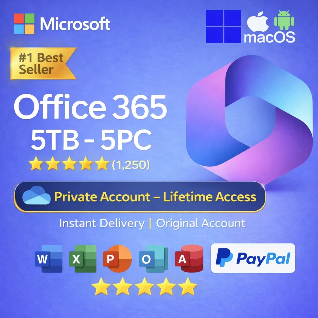 Office 365 Пожизненно | OneDrive 100 ГБ Облако | 5 устройств | Личный аккаунт