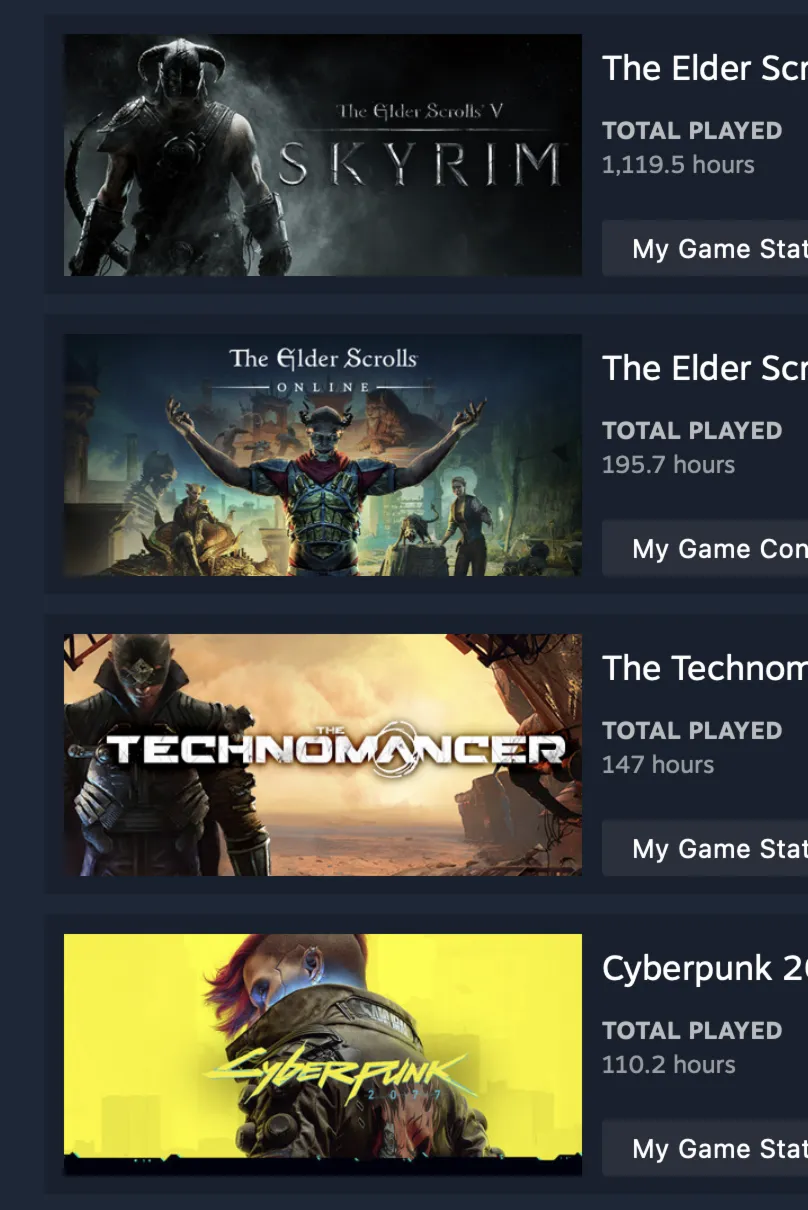 ONLINE STEAM 7 LVL | Cyberpunk 2077 and 4  GAMES TOTAL COSTS 110 $ | FULL ACCESS