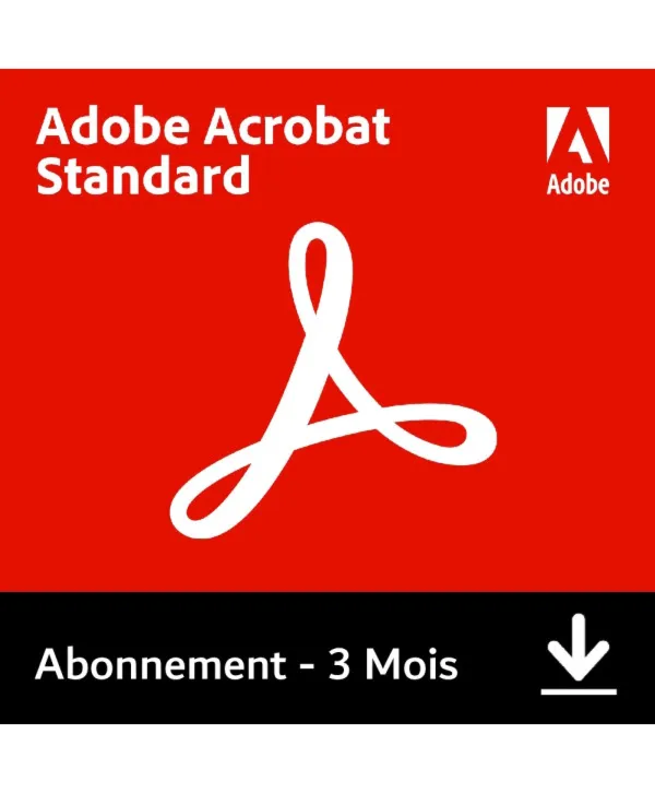 Adobe Acrobat Standard  3 Months Subscription Key