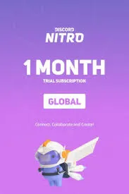 DISCORD NITRO 1 MONTH TRIAL – INSTANT DELIVERY