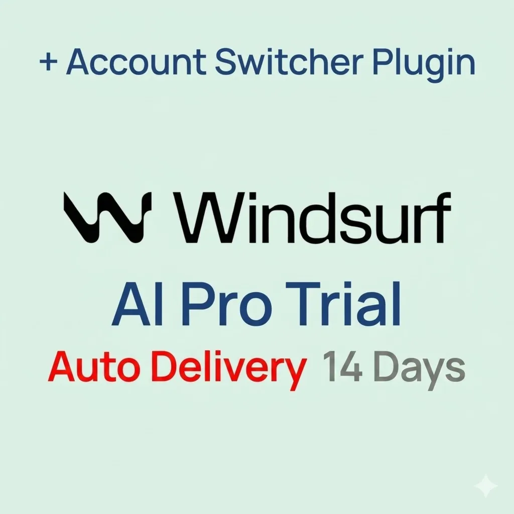 Windsurf AI 14D + Switcher Plugin | Auto Delivery
