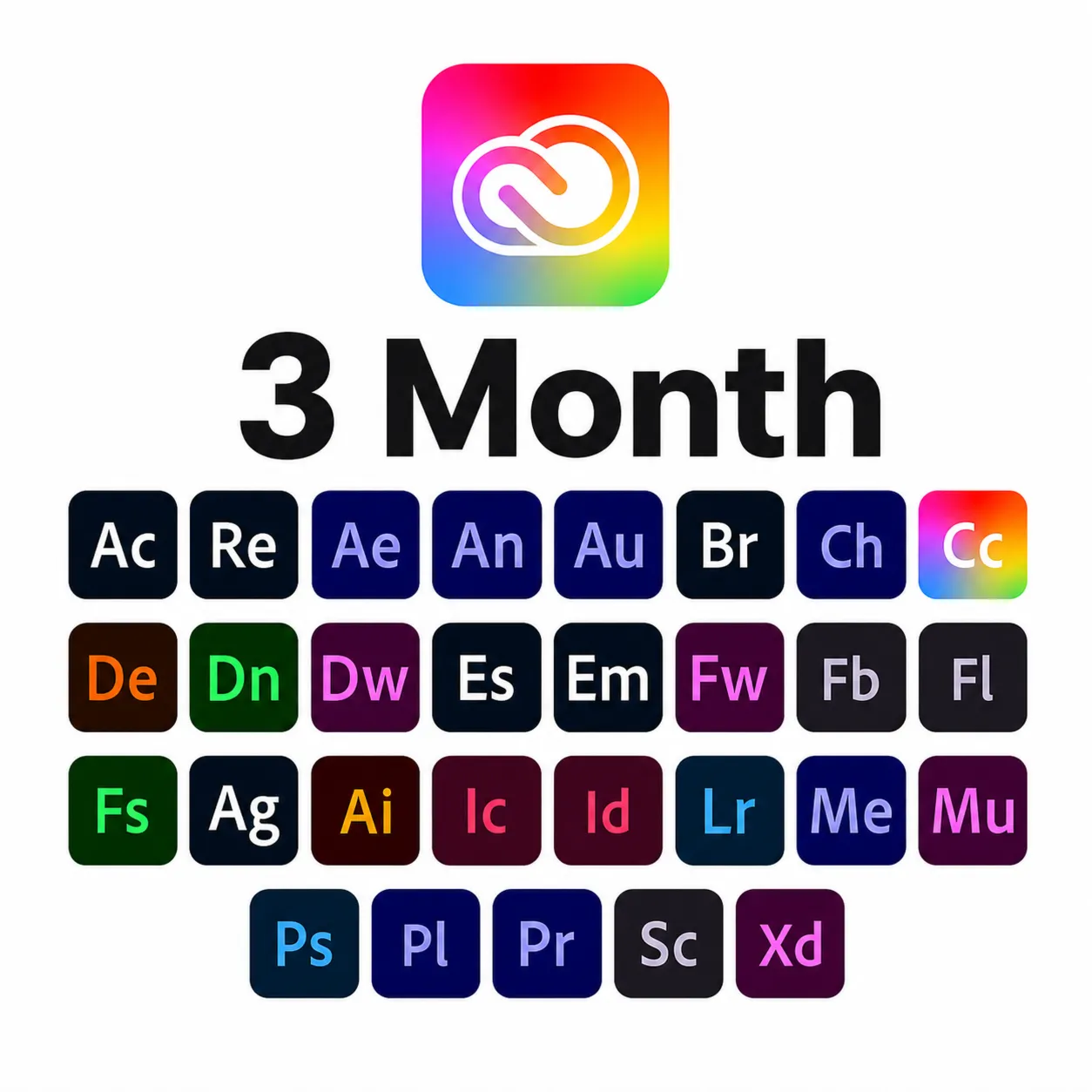 ⭐️ ACCOUNT  ADOBE CREATIVE CLOUD 3 МЕСЯЦ⚡️МГНОВЕННЫЙ