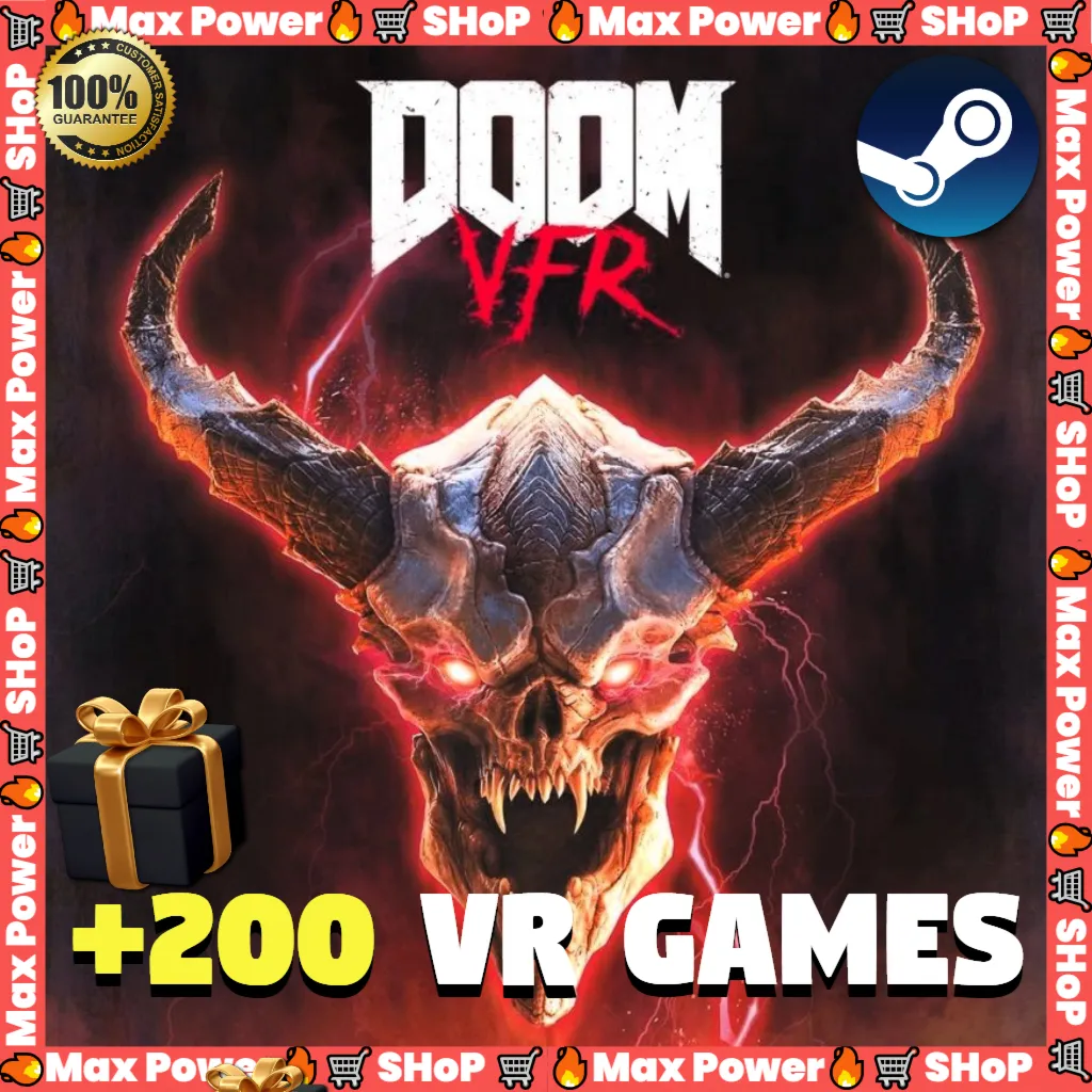 DOOM VFR + Half-Life: Alyx + 200 VR игр оффлайн аккаунт Steam