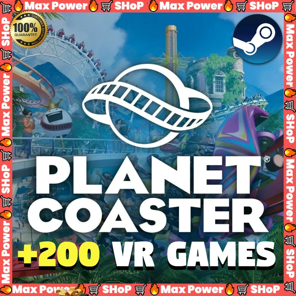 Planet Coaster + Half-Life: Alyx + 200 VR игр оффлайн аккаунт Steam