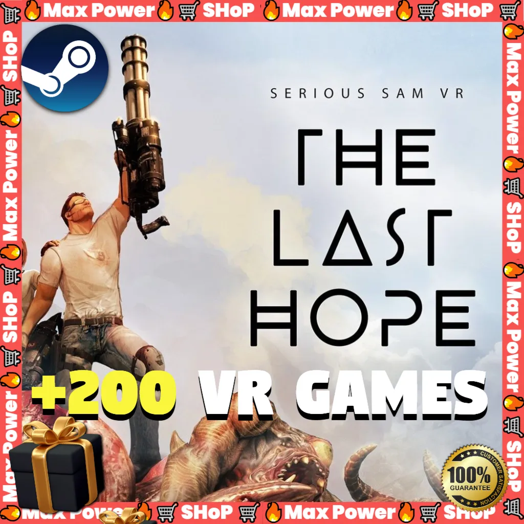 Serious Sam VR: The Last Hope + Half-Life: Alyx + 200 VR игр оффлайн аккаунт Steam
