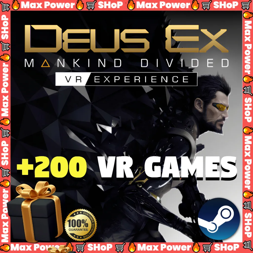 Deus Ex: Mankind Divided™ VR + Half-Life: Alyx + 200 VR игр оффлайн аккаунт Steam