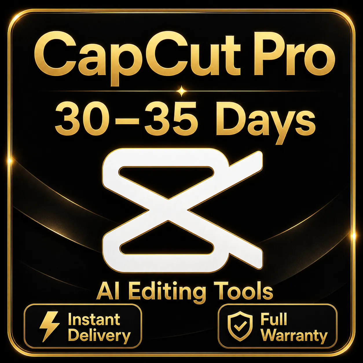 CapCut Pro / Team аккаунт | 30-35 дней | AI инструменты  | Мгновенно