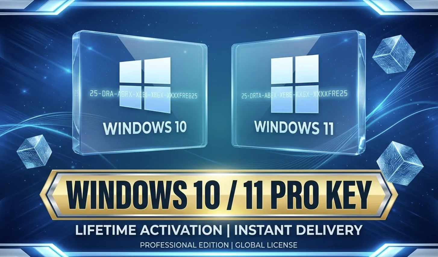 Ключ Windows 10 / 11 Pro Retail — Пожизненная активация — Мгновенная доставка