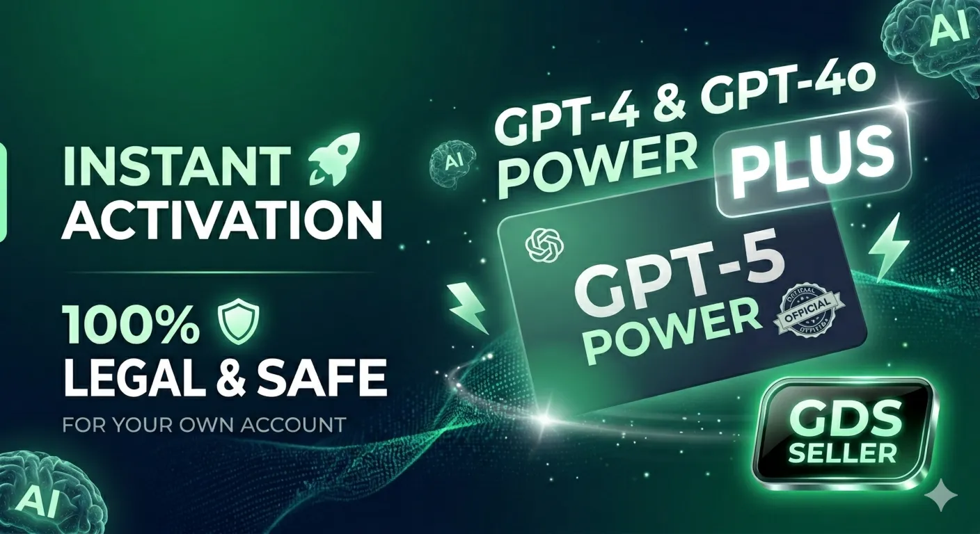 ChatGPT Plus Subscription 🚀 [Premium Upgrade] ⚡5.5 ,1M Plus pro
