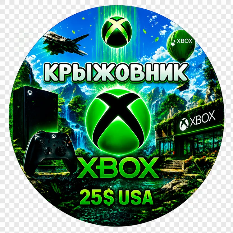  Xbox Live (USA)  25$ USD Подарочная картаGift Card