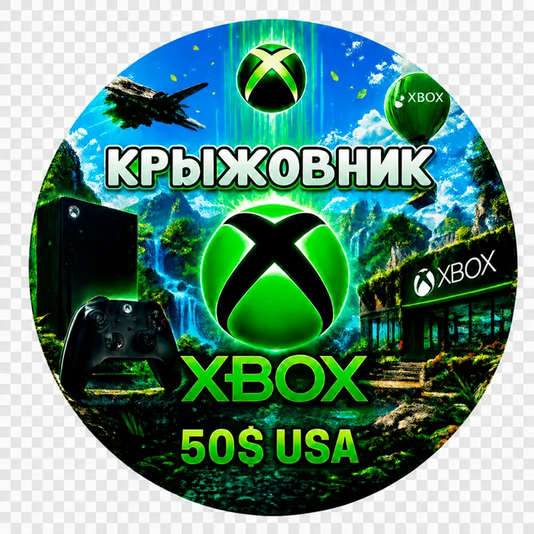  Xbox Live (USA)  50$ USD Подарочная картаGift Card