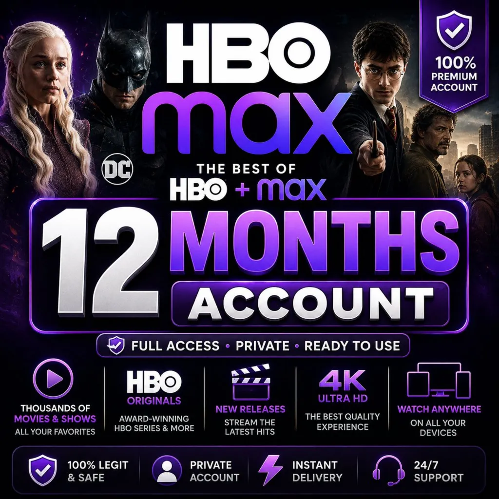 АККАУНТ HBO MAX НА 12 МЕСЯЦЕВ | GLOBAL