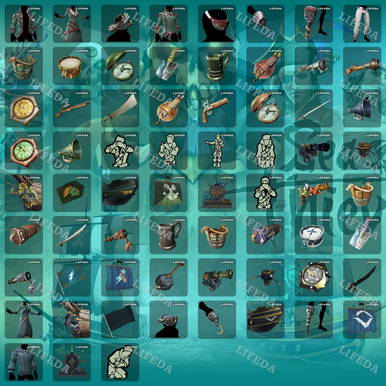 Sea of Thieves 🏴‍☠️【TWITCH DROPS】🏴‍☠️297+ REWARDS•SKINS•ITEMS•GOLD