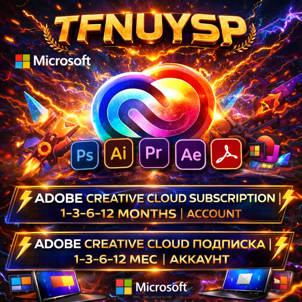 ✨ Adobe Creative Cloud Subscription | 3 Months | Account