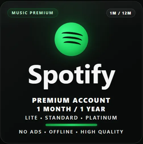 Spotify Premium | Lite / Standard / Platinum | On Your Account