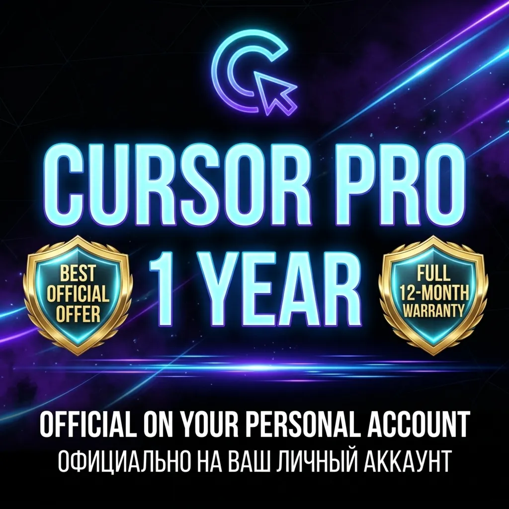 Cursor Pro 1 Year | EDU &amp; Official Plans | Best Annual Deals | Up to 60% OFF