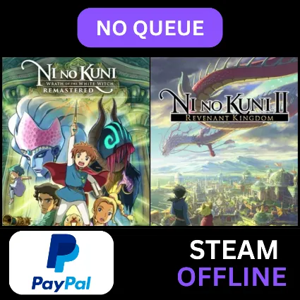 Ni no Kuni II + Ni no Kuni Remastered ALL DLC | STEAM | PAYPAL