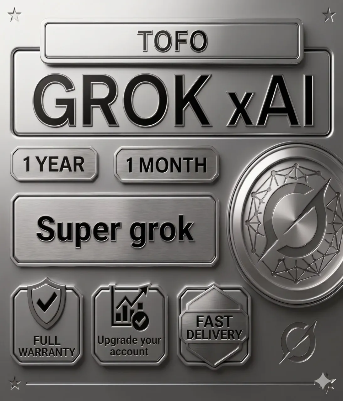 Grok AI SuperGrok | Личный + Апгрейд | 1 Месяц или 1 Год | xAI