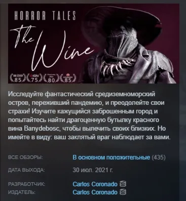 HORROR TALES: The Wine АВТОДОСТАВКА STEAM РОССИЯ