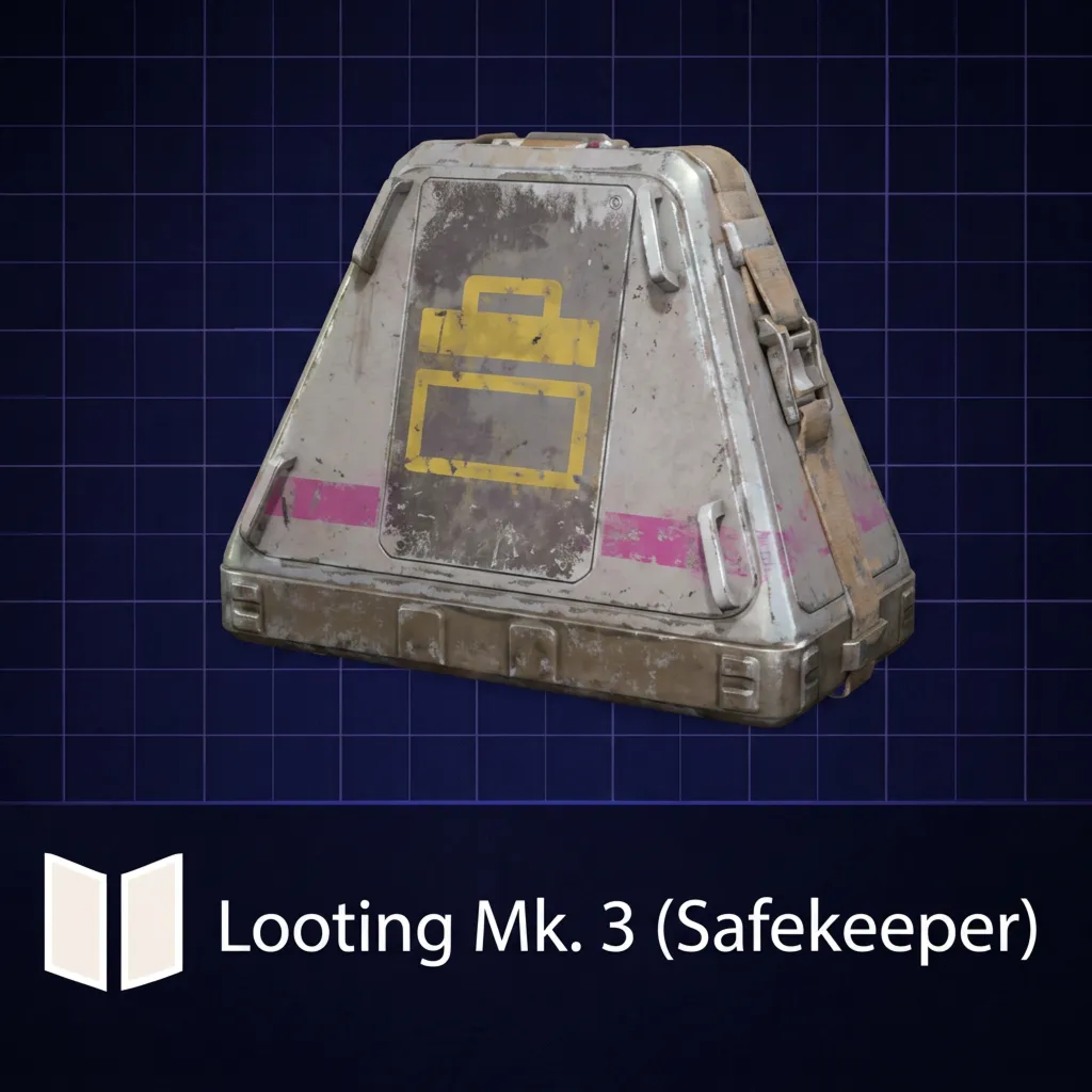 Looting Mk. 3 (Safekeeper) Blueprint ARC Raiders