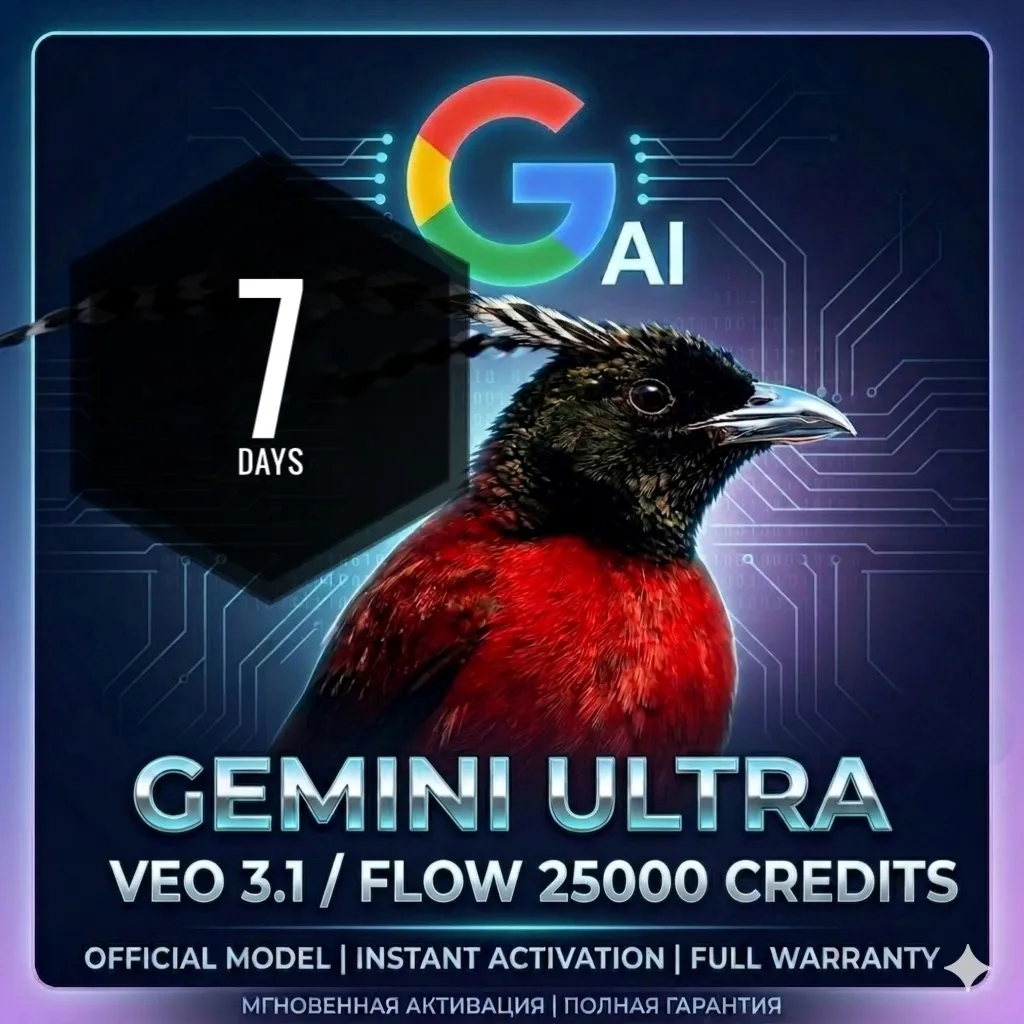 ​💎 Gemini AI Ultra + Veo 3.1 + Flow 25K | 7-Day Access &amp; Full Warranty 100%