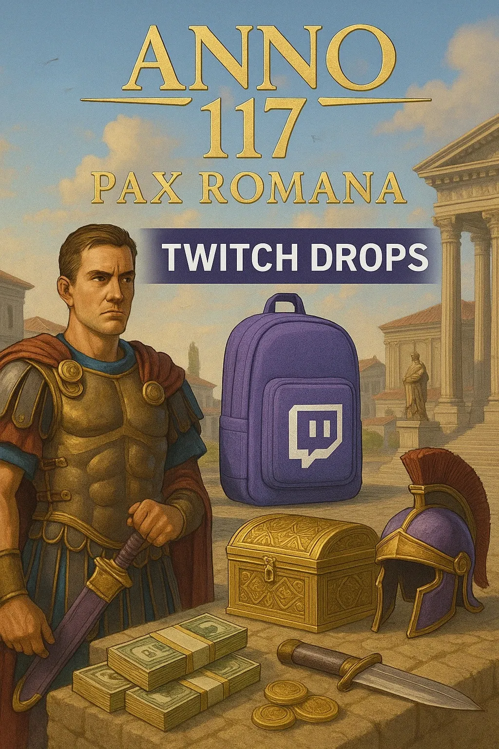 Anno 117: Pax Romana 🏛️【TWITCH DROPS】🏆1+ REWARDS • SKINS • ITEMS
