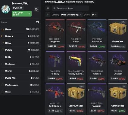 Автовыдача • CS 2 • Инвентарь $1,322.65 • Полный доступ • VAC