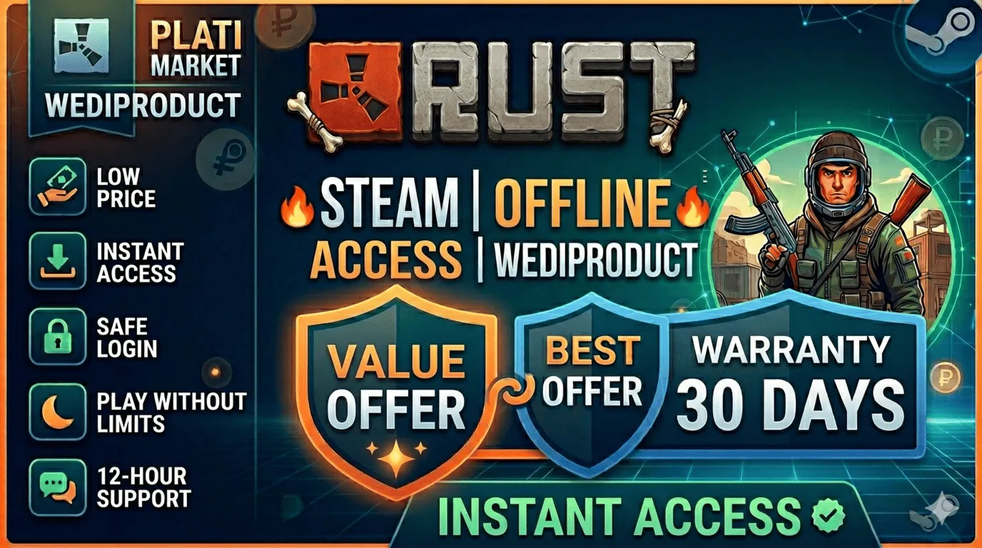 RUST 🔥 Offline Activation | STEAM | 30-Day Warranty