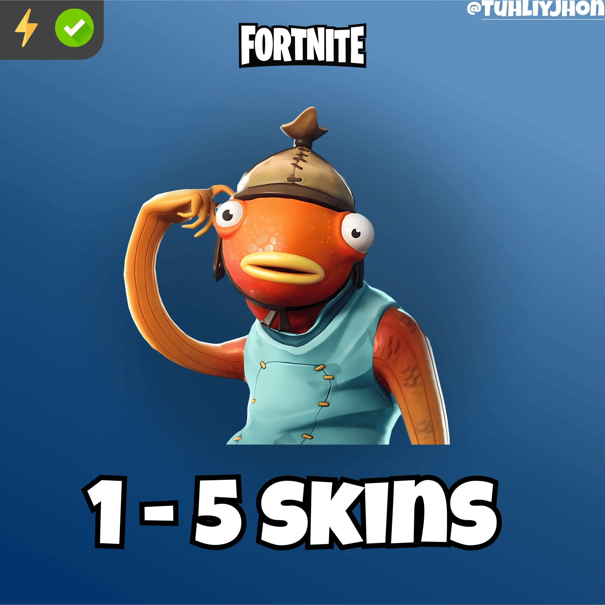 Fortnite 1-5 скинов + Полный доступ + Почта | Гарантия