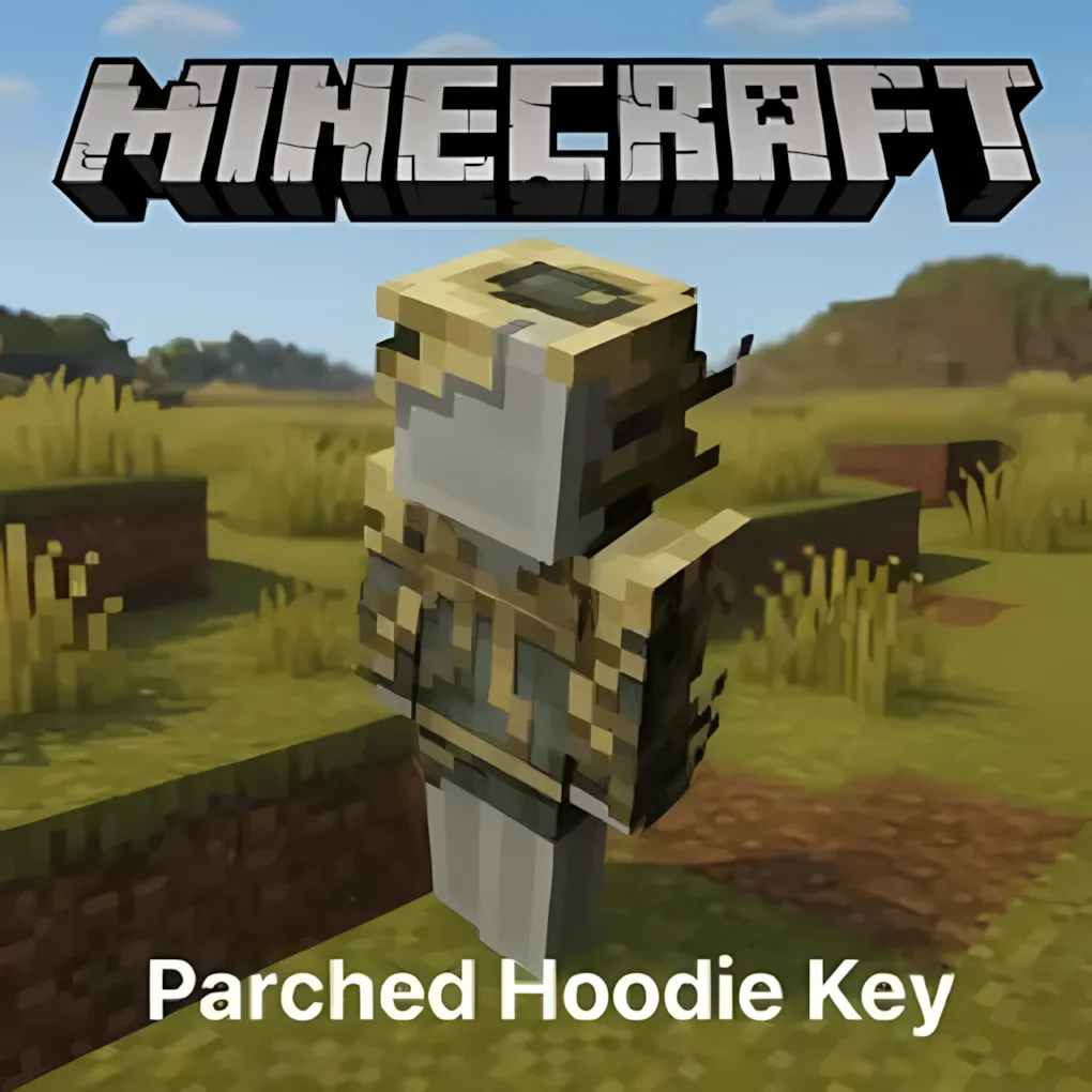 MINECRAFT ⛏️【Parched Hoodie】🧱SKIN • TWITCH DROPS • JAVA &amp; BEDROCK•GLOBAL