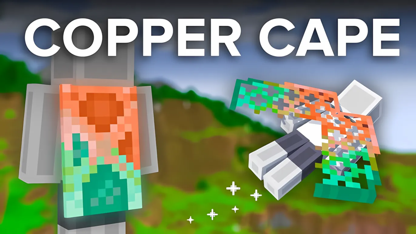 МАЙНКРАФТ ⛏️【Copper Cape】🔨СКИН • ТВИЧ ДРОПЫ / ДРОПСЫ • JAVA &amp; BEDROCK•GLOBAL
