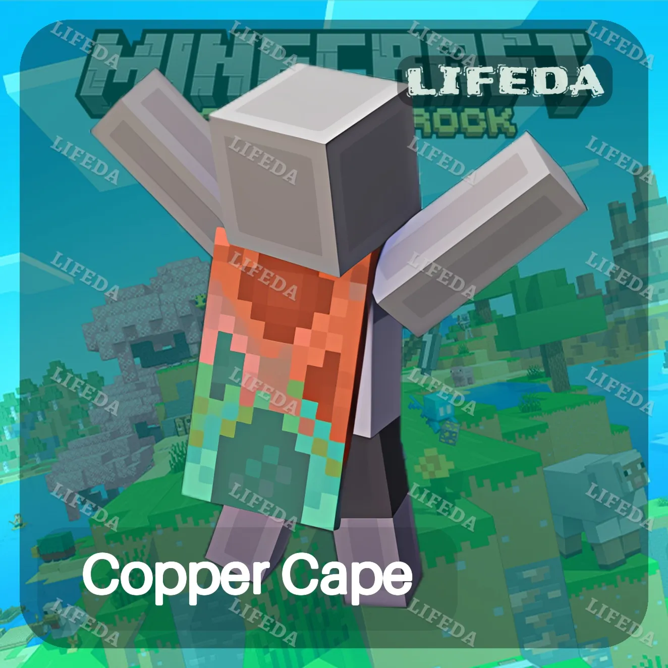 МАЙНКРАФТ ⛏️【Copper Cape】🔨СКИН • ТВИЧ ДРОПЫ / ДРОПСЫ • JAVA &amp; BEDROCK•GLOBAL