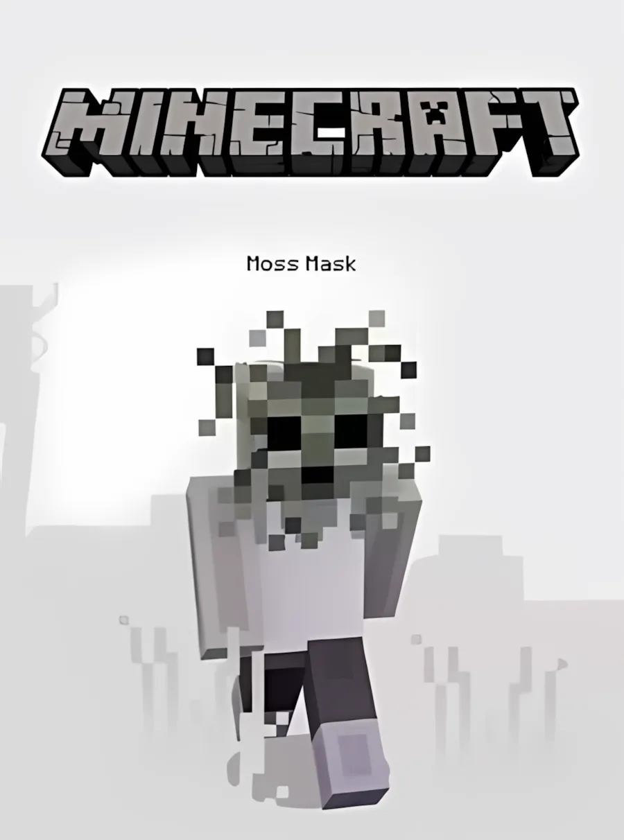 MINECRAFT ⛏️【Moss Mask】🏰SKIN • TWITCH DROPS • JAVA &amp; BEDROCK•GLOBAL