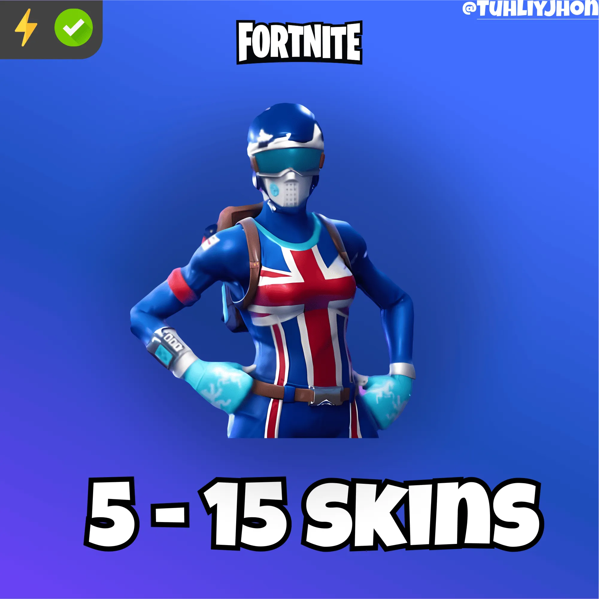 Fortnite 5-15 скинов + Полный доступ + Почта | Гарантия