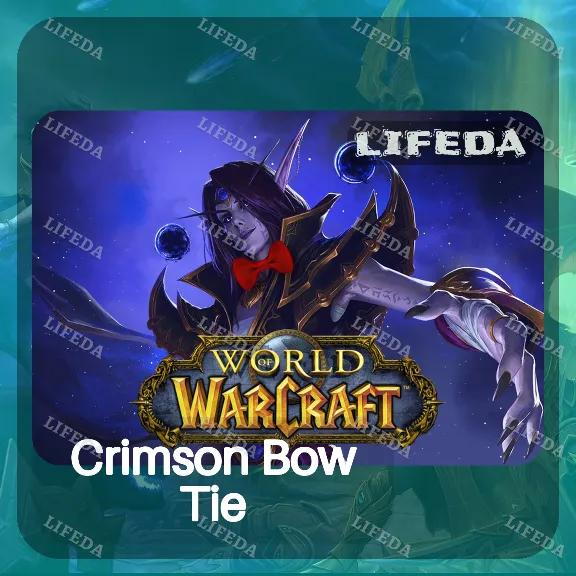 World of Warcraft: Midnight 🎀【Crimson Bow Tie】🎀РЕДКИЙ, УНИКА