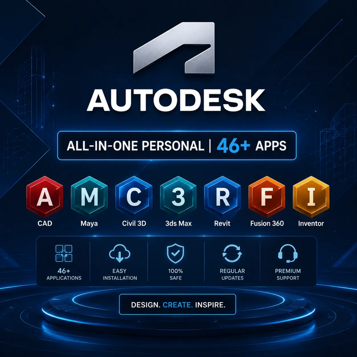 Все приложения Autodesk | Более 46 приложений | Подписка на 6 месяцев | Обновление |