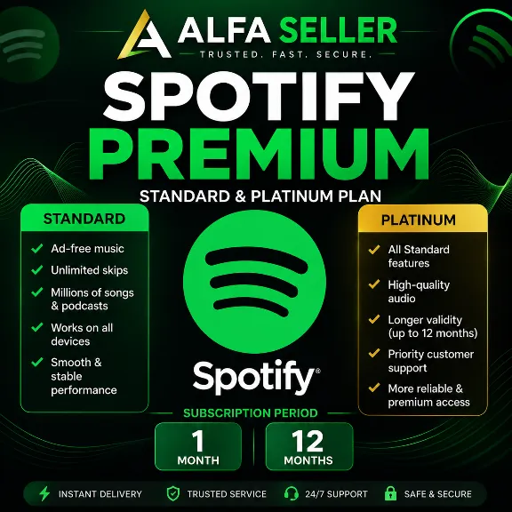 SPOTIFY PREMIUM 1–12 МЕСЯЦЕ РАБОТАЕТ IN В РОССИИ  STANDARD /