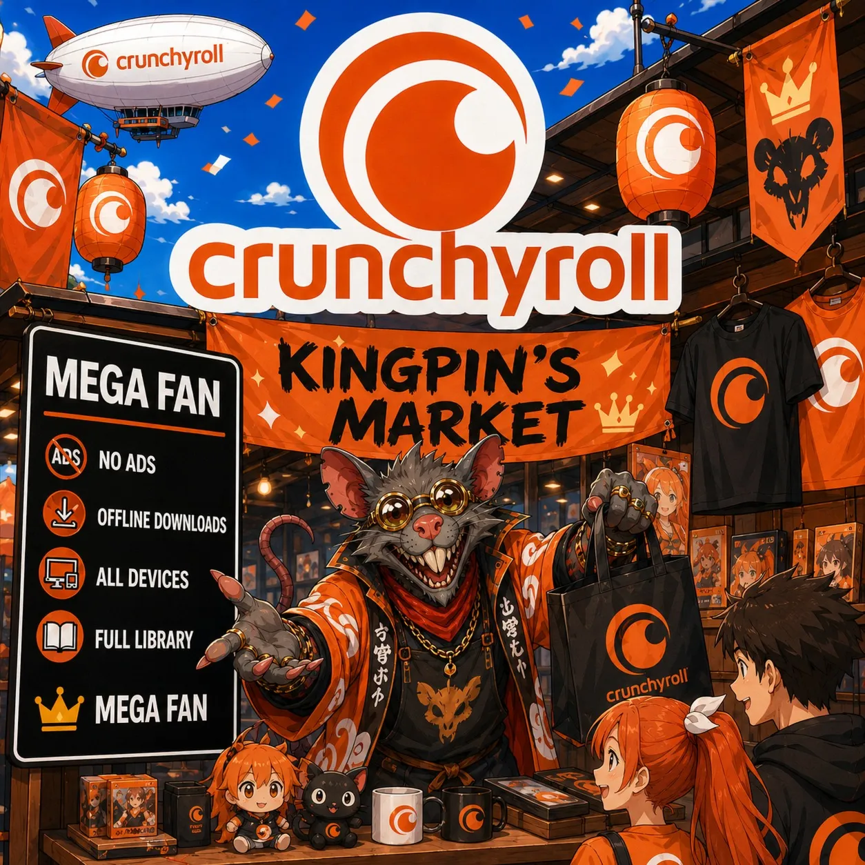 Crunchyroll Mega Fan | Общий аккаунт | 30 дней