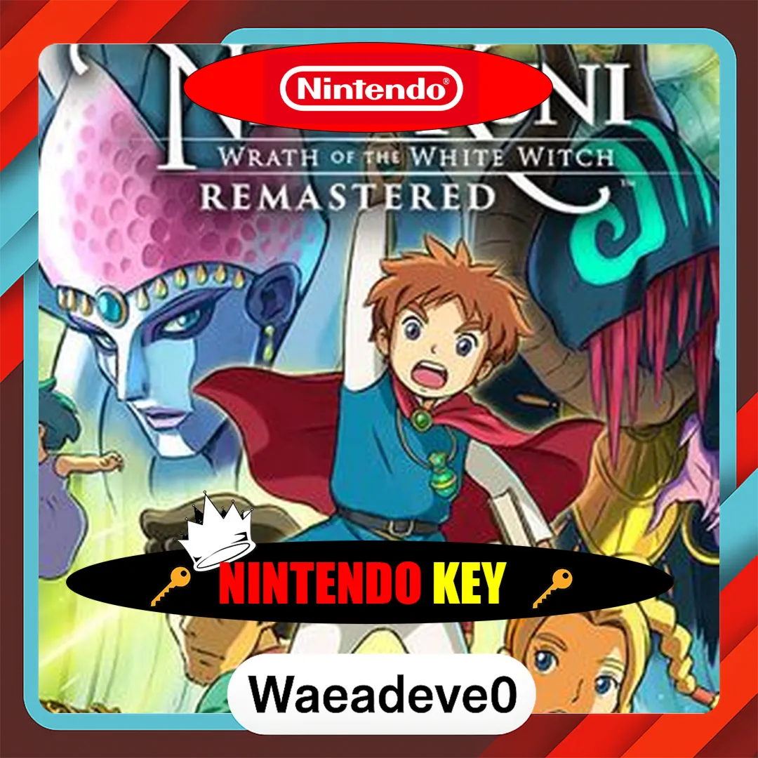 Ni no Kuni: Wrath of the White Witch Remastered (Nintendo Switch) eShop Key UNITED ST
