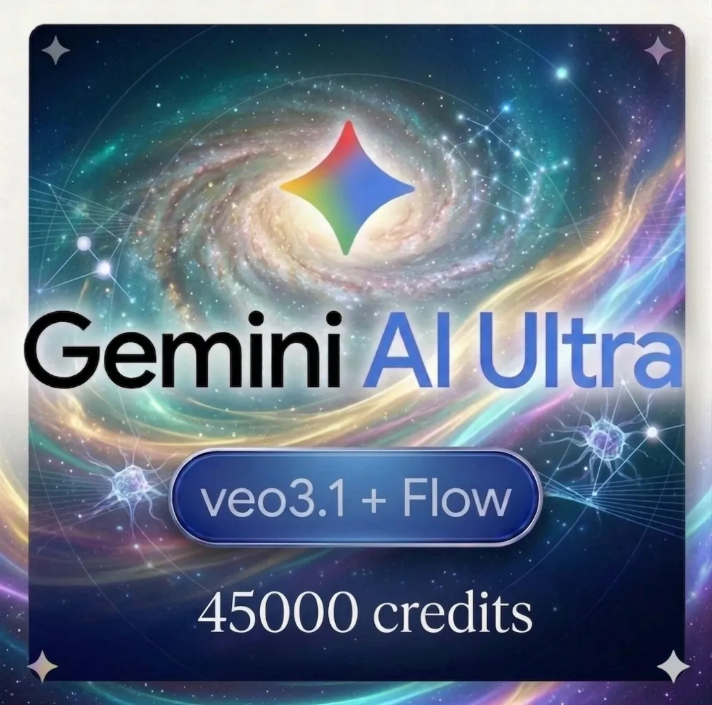 Gemini AI Ultra + Veo 3.1 + Flow 45K  –  Full Warranty