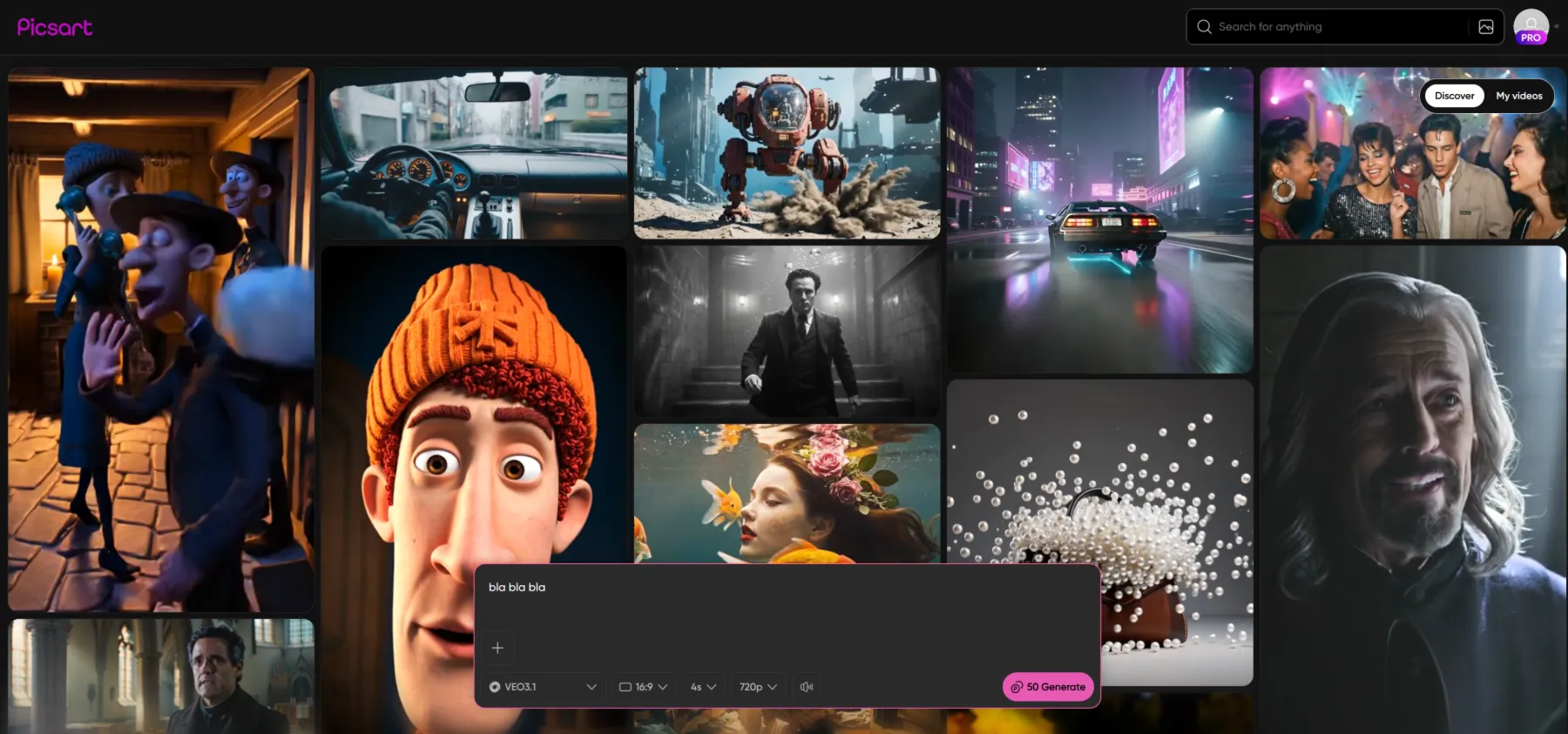Picsart Pro: 12 Months | Own Mail | Instant [including models VEO 3 + Seedance]