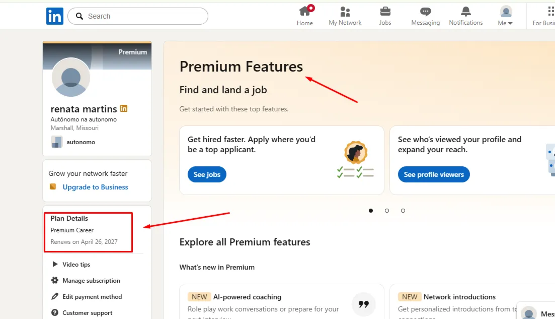 LinkedIn Premium All Plans 1 Year | Career, Business, Sales &amp; Recruiter